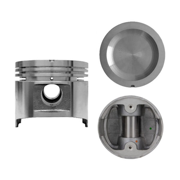 Juego De Pistones (4 Cil.) > Ranuras 1.2 X 2.0 X 4.0, Diam. 76.00 Mm/ 2.992 In, Dist. Comp. 30.00 Mm/ 1.181 In, Acabado Brillante, Sin Seguros > 83-04