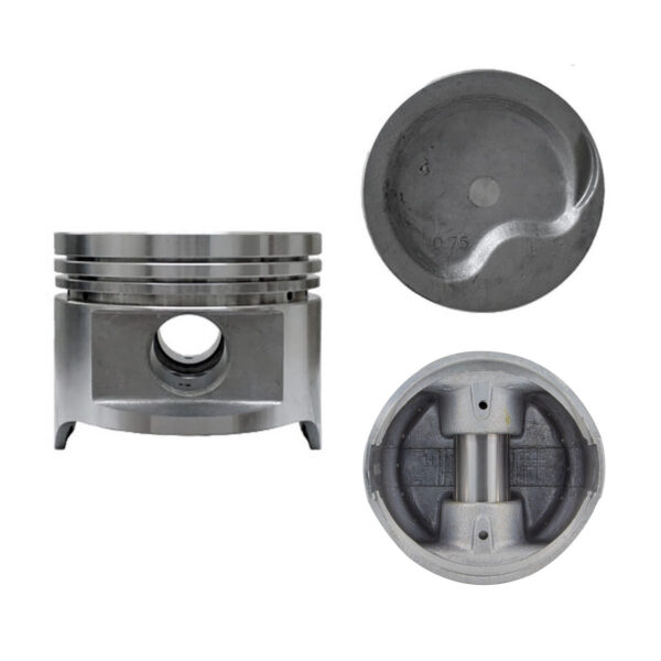 Juego De Pistones Honda Civic, Crx 1.5 L4 Ew1, D15A2 Sohc 12V. > Set Para 4 Cilindros, Ranuras 1.2 X 1.2 X 2.8, Diam. 74.00 Mm/ 2.913 In, Dist. Comp.