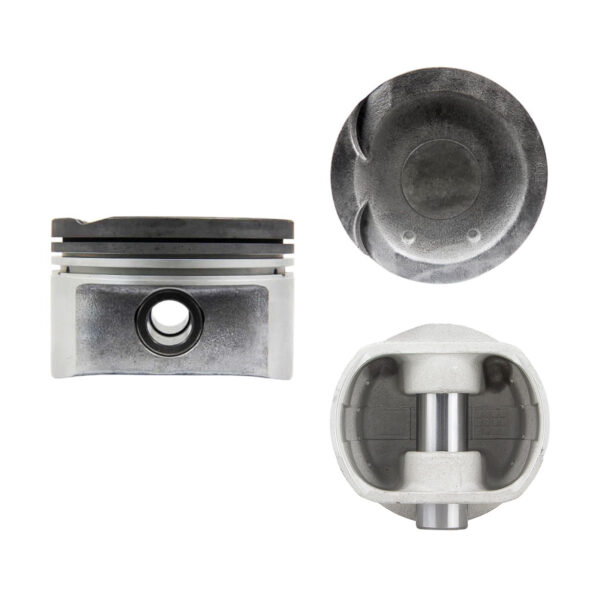 Juego De Pistones (4 Cil.) > Ranuras 1.2 X 1.2 X 2.0, Diam. 72.00 Mm/ 2.835 In, Dist. Comp. 28.00 Mm/ 1.102 In, Acabado Anodizado, Cabeza Y Ranura De