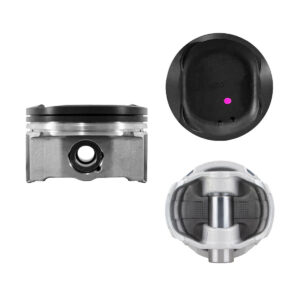 Juego De Pistones (4 Cil.) > Ranuras 1.0 X 1.0 X 2.0, Diam. 88.50 Mm/ 3.484 In, Dist. Comp. 35.80 Mm/ 1.409 In, Acabado Brillante, Cabeza Con Cazuela,