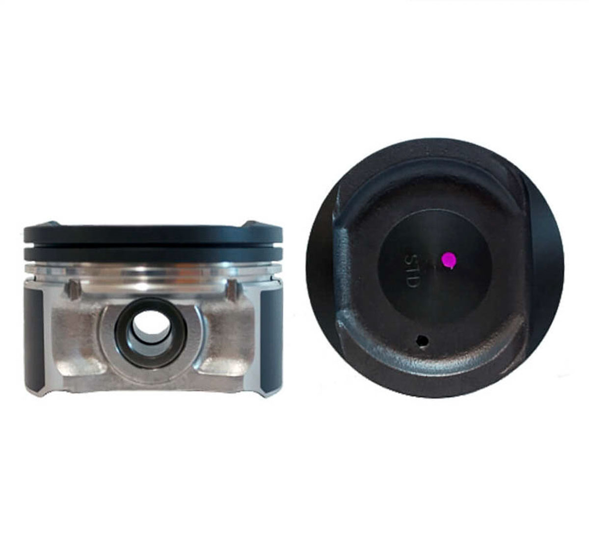 Pistones De Motor > 98 In Hr16De (1.6) L4 Dohc 16V. > Set Para 4 Cilindros, Ranuras: 1.2 X 1.2 X 2.0, Anillos: 2C4439, Diámetro De Cilindro: 78.00 Mm/