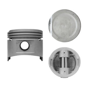 Juego De Pistones (4 Cil.) > Ranuras 1.5 X 1.5 X 4.0, Diam. 77.00 Mm/ 3.031 In, Dist. Comp. 30.50 Mm/ 1.200 In, Acabado Brillante, Cabeza Y Ranura De