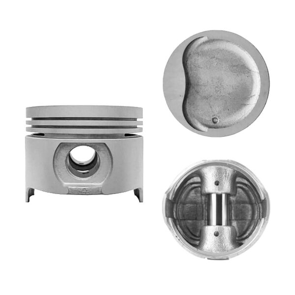 Juego De Pistones (4 Cil.) > Ranuras 1.5 X 1.5 X 2.8, Diam. 77.50 Mm/ 3.051 In, Dist. Comp. 31.00 Mm/ 1.220 In, Acabado Brillante, Sin Seguros > 83-14