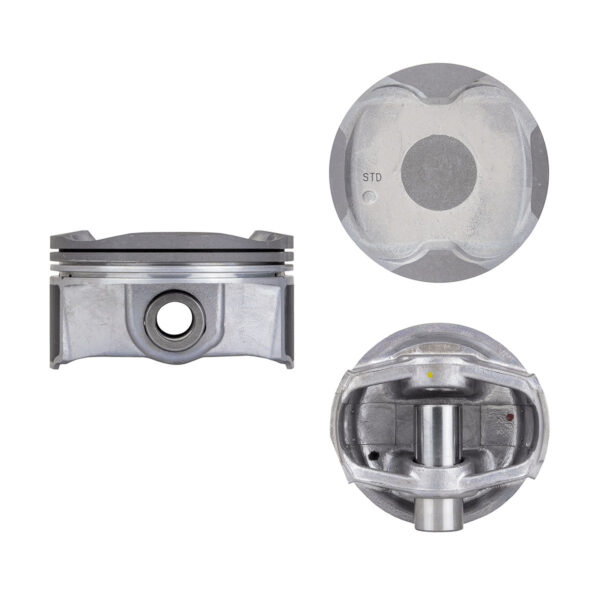 Juego De Pistones (6 Cil.) > Ranuras 1.2 X 1.2 X 2.0, Diam. 94.00 Mm/ 3.701 In, Dist. Comp. 31.30 Mm/ 1.232 In, Acabado Brillante, Cabeza Con Cazuela,