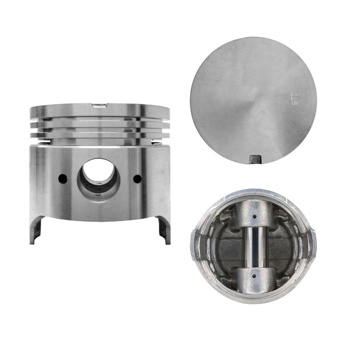 Juego De Pistones (4 Cil.) > Ranuras 2.0 X 2.5 X 4.0, Diam. 88.50 Mm/ 3.484 In, Dist. Comp. 22.00 Mm/ 0.866 In, Acabado Brillante, Con Seguros > 83-15