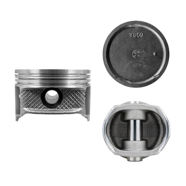 Juego De Pistones (4 Cil.) > Ranuras 1.2 X 1.2 X 2.0, Diam. 87.00 Mm/ 3.425 In, Dist. Comp. 28.10 Mm/ 1.106 In, Acabado Brillante, Sin Seguros > 83-16