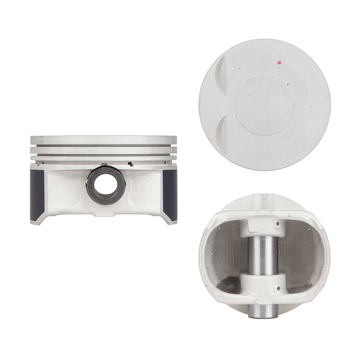 Juego De Pistones (4 Cil.) > Ranuras 1.2 X 1.2 X 2.0, Diam. 86.00 Mm/ 3.386 In, Dist. Comp. 27.50 Mm/ 1.082 In, Acabado Anodizado, Sin Seguros > 83-16
