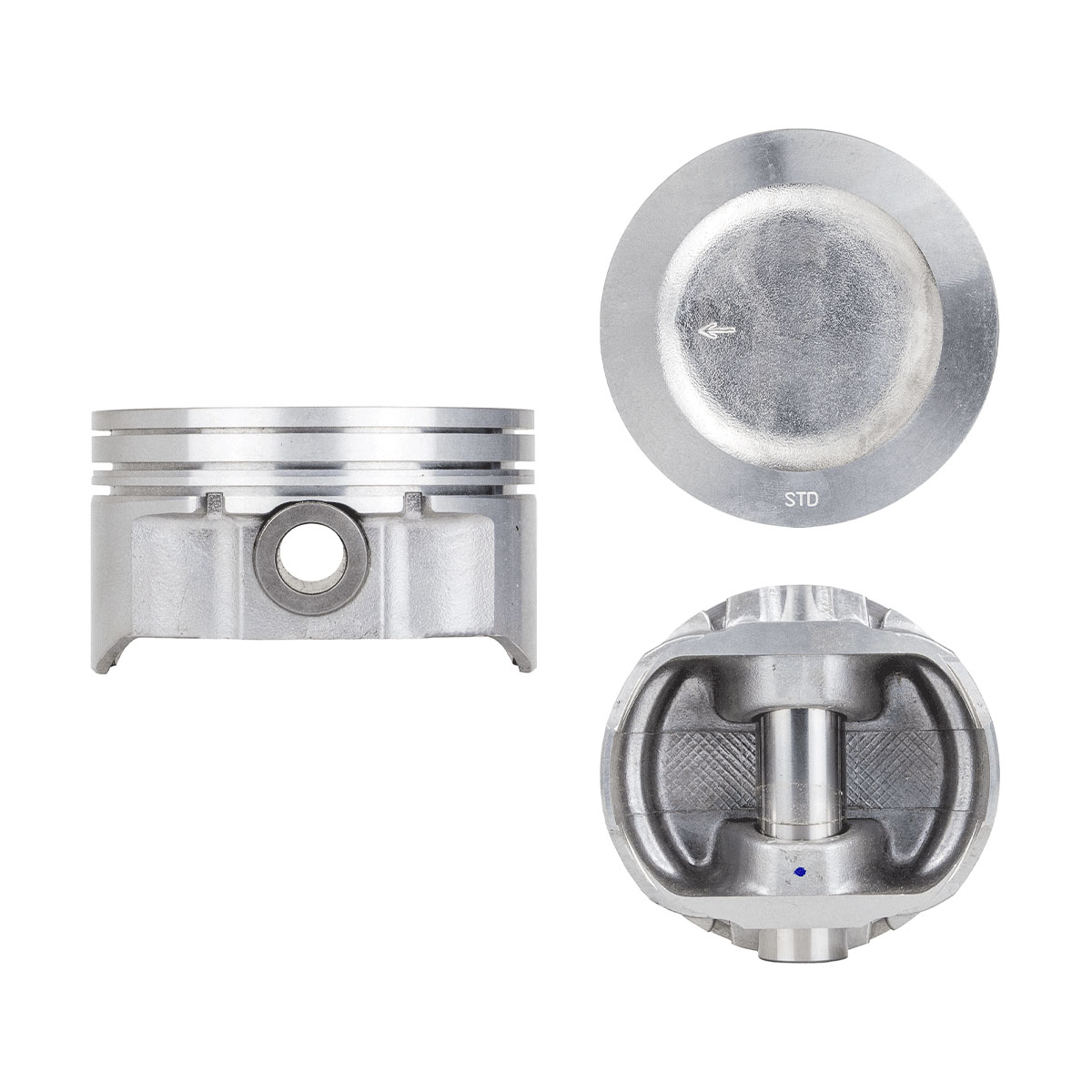 Juego De Pistones (6 Cil.) > Ranuras 1.2 X 1.5 X 2.0, Diam. 96.50 Mm/ 3.800 In, Dist. Comp. 30.40 Mm/ 1.196 In, Acabado Brillante,, > 83-1747H 30 Spq