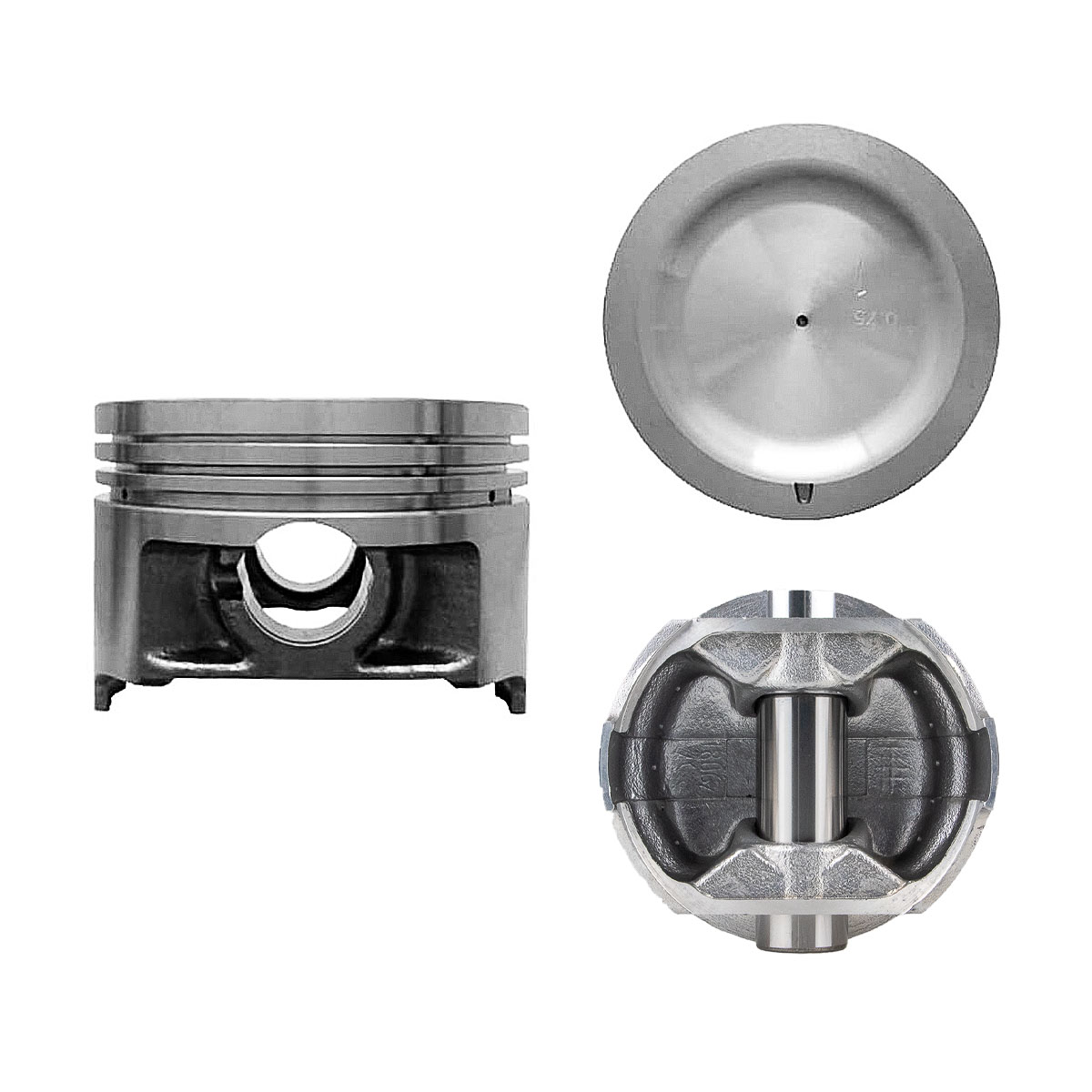 Juego De Pistones (4 Cil.) > Ranuras 1.2 X 1.5 X 2.5, Diam. 84.00 Mm/ 3.307 In, Dist. Comp. 28.50 Mm/ 1.122 In, Acabado Brillante, Con Seguros > 83-20