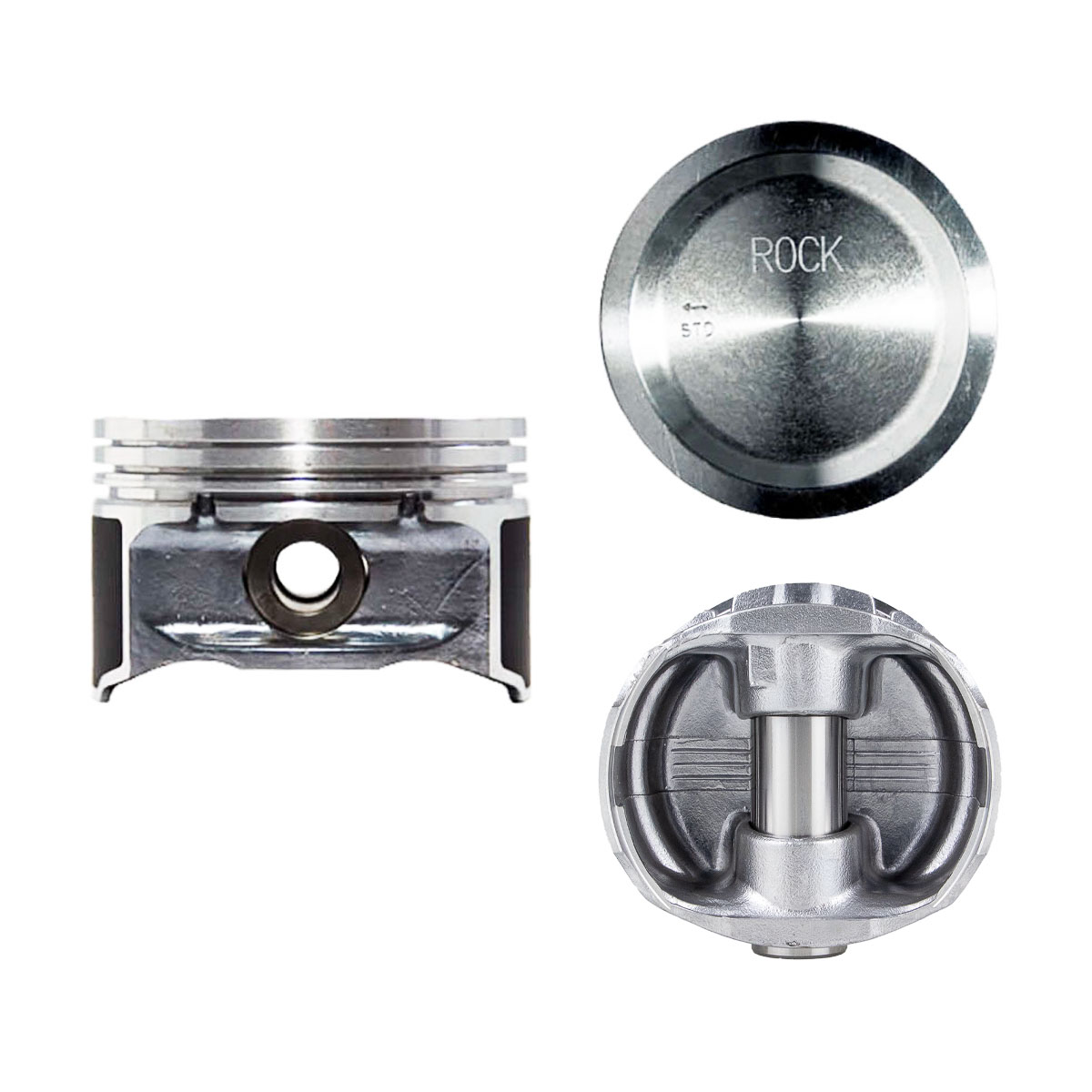 Juego De Pistones (6 Cil.) > Ranuras 1.2 X 1.5 X 2.5, Diam. 94.00 Mm/ 3.701 In, Dist. Comp. 31.50 Mm/ 1.240 In, Acabado Brillante, Con Seguros > 83-29