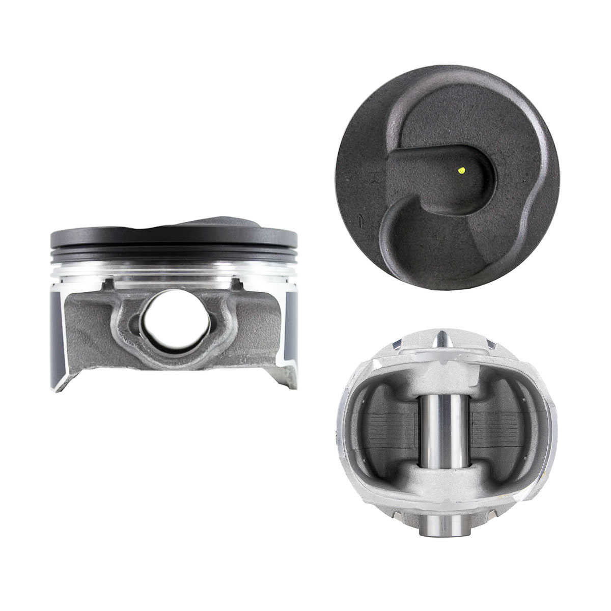 Juego De Pistones (8 Cil.) > Ranuras 1.2 X 1.5 X 2.5, Diam. 96.00 Mm/ 3.780 In, Dist. Comp. 33.63 Mm/ 1.324 In, Acabado Brillante, Con Seguros > 83-30