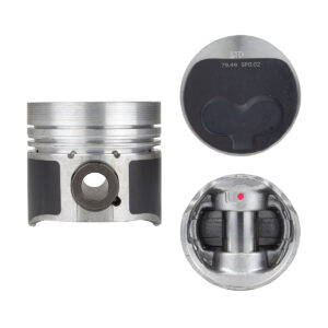 Juego De Pistones (4 Cil.) > Ranuras 1.75 X 2.0 X 3.0, Diam. 79.50 Mm/ 3.130 In, Dist. Comp. 45.40 Mm/ 1.787 In, Acabado Brillante, Cabeza Plana Endur