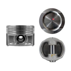 Juego De Pistones (4 Cil.) > Ranuras 1.2 X 1.5 X 2.0, Diam. 81.00 Mm/ 3.189 In, Dist. Comp. 32.70 Mm/ 1.287 In, Acabado Brillante, Cabeza Con Cazuela