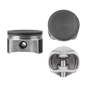 Juego De Pistones (5 Cil.) > Ranuras 1.2 X 1.5 X 2.0, Diam. 82.50 Mm/ 3.248 In, Dist. Comp. 29.30 Mm/ 1.153 In, Acabado Brillante, Cabeza Con Cazuela,