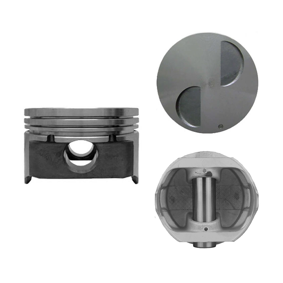 Juego De Pistones (4 Cil.) > Ranuras 1.5 X 1.5 X 3.0, Diam. 96.00 Mm/ 3.780 In, Dist. Comp. 33.91 Mm/ 1.335 In, Acabado Brillante, Sin Seguros > 83-31