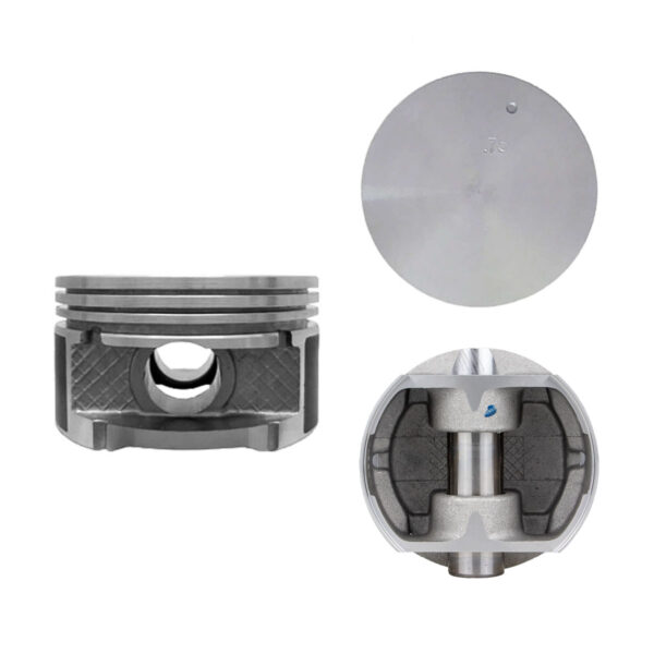 Juego De Pistones (6 Cil.) > Ranuras 1.5 X 1.5 X 3.0, Diam. 93.00 Mm/ 3.661 In, Dist. Comp. 29.80 Mm/ 1.173 In, Acabado Brillante, Sin Seguros > 83-32