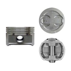 Juego De Pistones (8 Cil.) > Ranuras 1.5 X 1.5 X 3.0, Diam. 101.60 Mm/ 4.000 In, Dist. Comp. 39.12 Mm/ 1.540 In, Acabado Brillante, Cabeza Con Cazuela