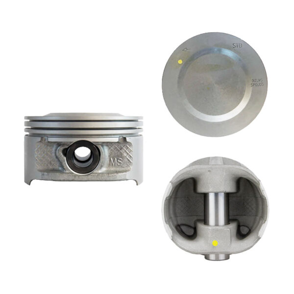 Juego De Pistones (4 Cil.) > Ranuras 1.2 X 1.5 X 2.5, Diam. 93.00 Mm/ 3.661 In, Dist. Comp. 28.00 Mm/ 1.102 In, Acabado Anodizado, Con Seguros > 83-35