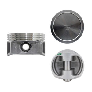 Juego De Pistones (8 Cil.) > Ranuras 1.5 X 1.5 X 3.0, Diam. 101.60 Mm/ 4.000 In, Dist. Comp. 33.70 Mm/ 1.326 In, Acabado Brillante, Cabeza Con Cazuela