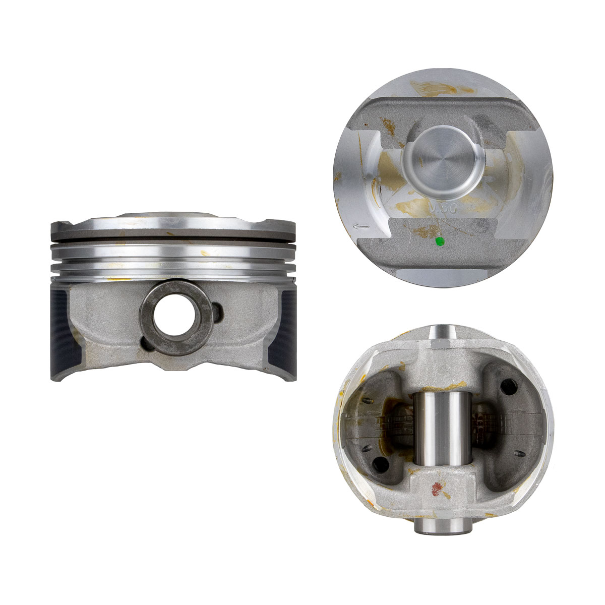 Juego De Pistones (4 Cil.) > Ranuras 1.2 X 1.5 X 2.0, Diam. 86.00 Mm/ 3.386 In, Dist. Comp. 32.00 Mm/ 1.260 In, Acabado Brillante, Con Seguros > 83-35