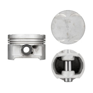 Juego De Pistones (6 Cil.) > Ranuras 1.2 X 1.5 X 2.0, Diam. 84.00 Mm/ 3.307 In, Dist. Comp. 32.55 Mm/ 1.281 In, Acabado Anodizado, Cabeza Plana, Con S