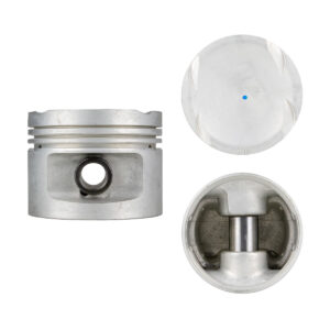 Juego De Pistones (6 Cil.) > Ranuras 1.5 X 1.75 X 3.0, Diam. 84.00 Mm/ 3.307 In, Dist. Comp. 38.20 Mm/ 1.503 In, Acabado Anodizado, Cabeza Plana, Con