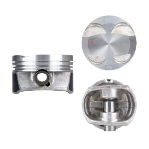 Juego De Pistones (4 Cil.) > Ranuras 1.2 X 1.5 X 2.0, Diam. 77.00 Mm/ 3.031 In, Dist. Comp. 27.50 Mm/ 1.082 In, Acabado Brillante, Cabeza Plana, Con S