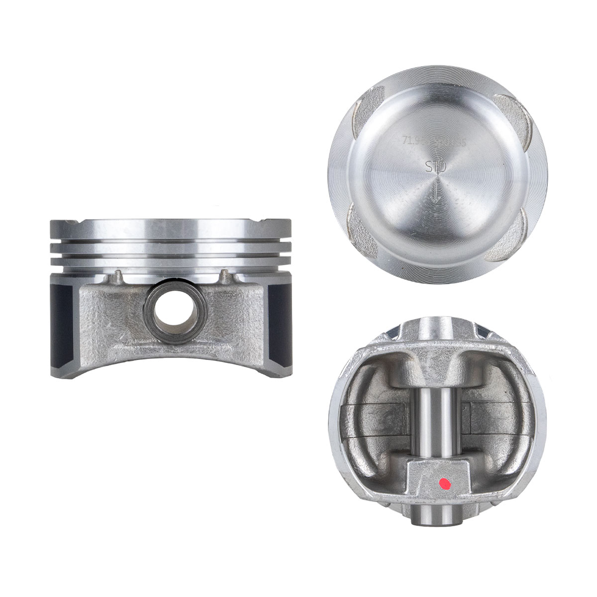 Juego Pistones Fiat 500 1.4 L4 2012-2017 4 Cilindros Ranuras 1.0 x 1.2 x 2.0 | 83-4805 10 Spq