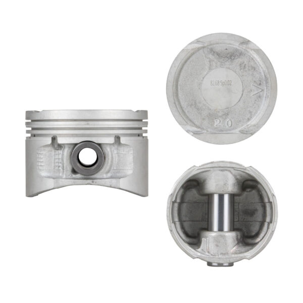 Juego De Pistones (4 Cil.) > Ranuras 1.2 X 1.5 X 2.0, Diam. 82.70 Mm/ 3.256 In, Dist. Comp. 30.30 Mm/ 1.192 In, Acabado Anodizado, Con Seguros > 83-49