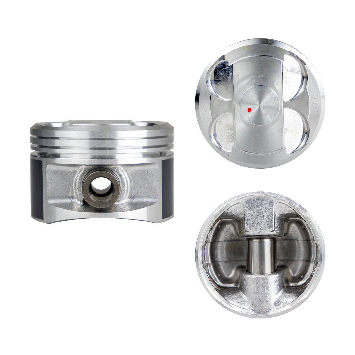 Juego De Pistones (6 Cil.) > Ranuras 1.2 X 1.5 X 3.0, Diam. 96.00 Mm/ 3.780 In, Dist. Comp. 38.50 Mm/ 1.515 In, Acabado Brillante, Con Seguros > 83-51