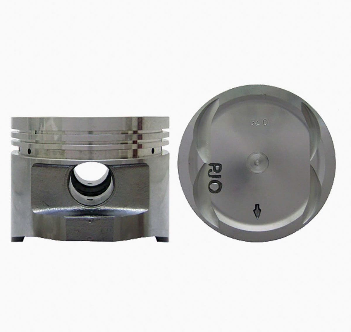 Juego De Pistones (4 Cil.) > Ranuras 1.5 X 1.5 X 4.0, Diam. 82.70 Mm/ 3.256 In, Dist. Comp. 29.80 Mm/ 1.173 In, Acabado Brillante, Sin Seguros > 83-52