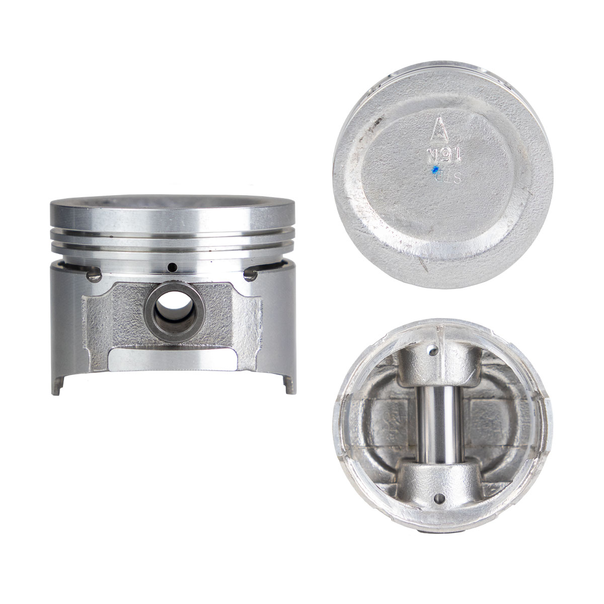 Juego De Pistones (4 Cil.) > Ranuras 1.5 X 1.5 X 4.0, Diam. 75.50 Mm/ 2.972 In, Dist. Comp. 29.50 Mm/ 1.161 In, Acabado Brillante, Sin Seguros > 83-53