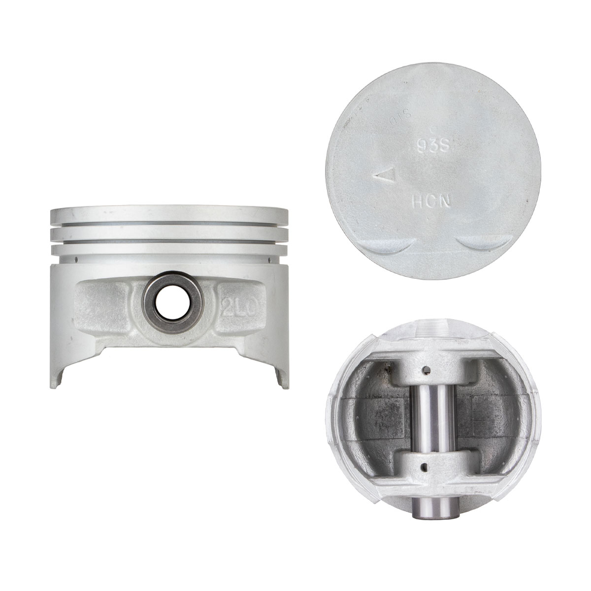 Juego De Pistones (4 Cil.) > Ranuras 1.2 X 1.2 X 2.8, Diam. 81.00 Mm/ 3.189 In, Dist. Comp. 30.90 Mm/ 1.216 In, Acabado Anodizado, Sin Seguros > 83-54