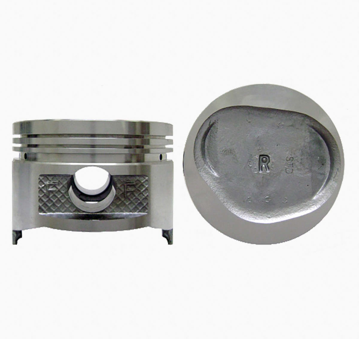 Juego De Pistones (6 Cil.) > Ranuras 1.5 X 1.5 X 4.0, Diam. 91.10 Mm/ 3.587 In, Dist. Comp. 31.80 Mm/ 1.252 In, Acabado Brillante, Sin Seguros > 83-54