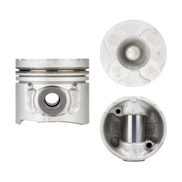 Juego De Pistones (4 Cil.) > Ranuras 2.5 X 2.0 X 3.0, Diam. 91.10 Mm/ 3.587 In, Dist. Comp. 48.20 Mm/ 1.897 In, Acabado Anodizado, Con Galería De Enfr