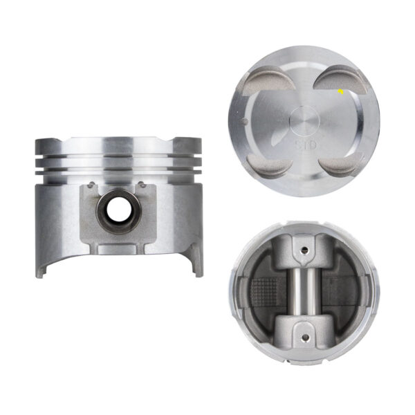 Juego De Pistones (4 Cil.) > Ranuras 1.5 X 1.5 X 4.0, Diam. 78.00 Mm/ 3.071 In, Dist. Comp. 32.20 Mm/ 1.267 In, Acabado Brillante, Con Seguros > 83-57