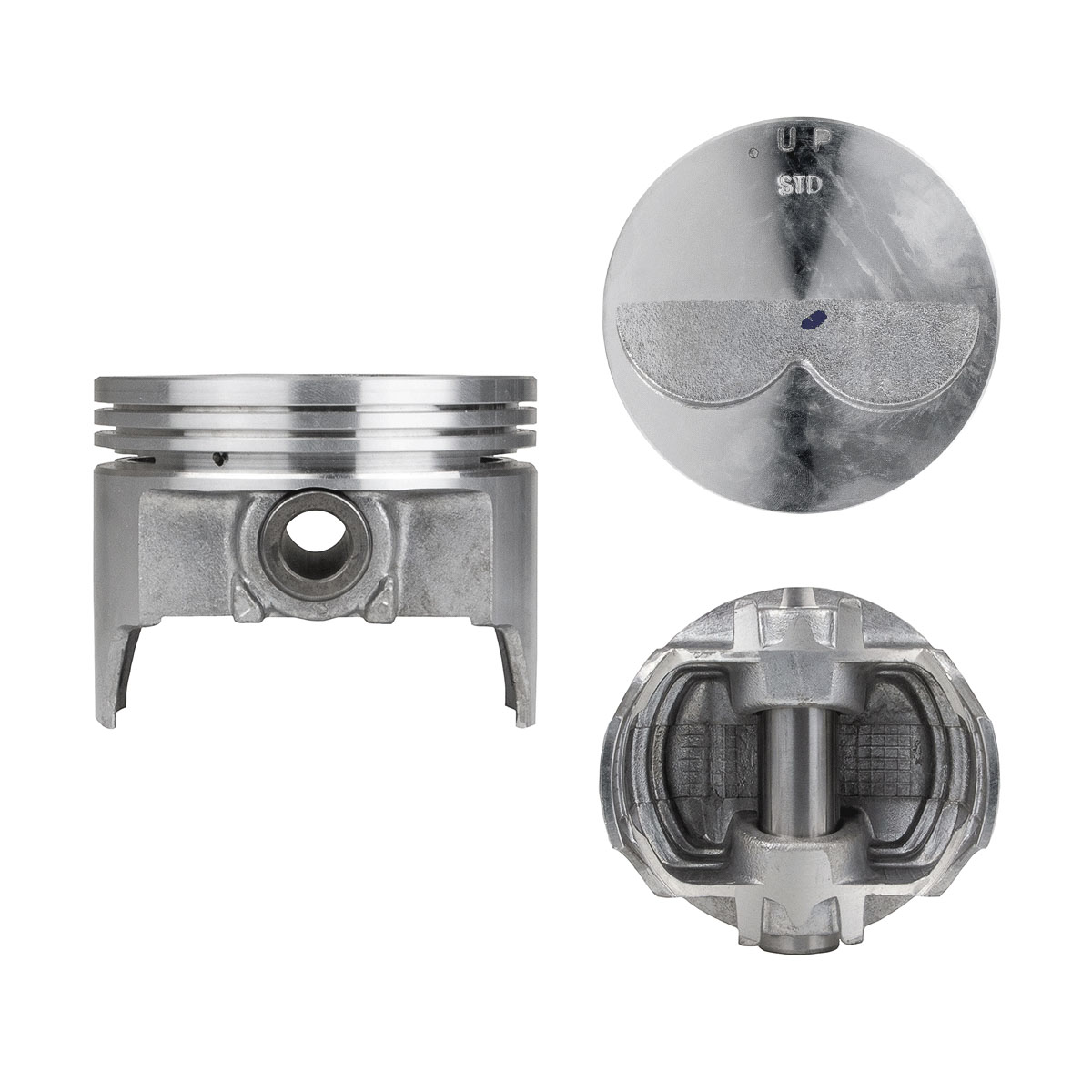 Juego De Pistones (4 Cil.) > Ranuras 1.2 X 1.5 X 4.0, Diam. 92.00 Mm/ 3.622 In, Dist. Comp. 31.80 Mm/ 1.252 In, Acabado Brillante, Con Seguros > 83-61