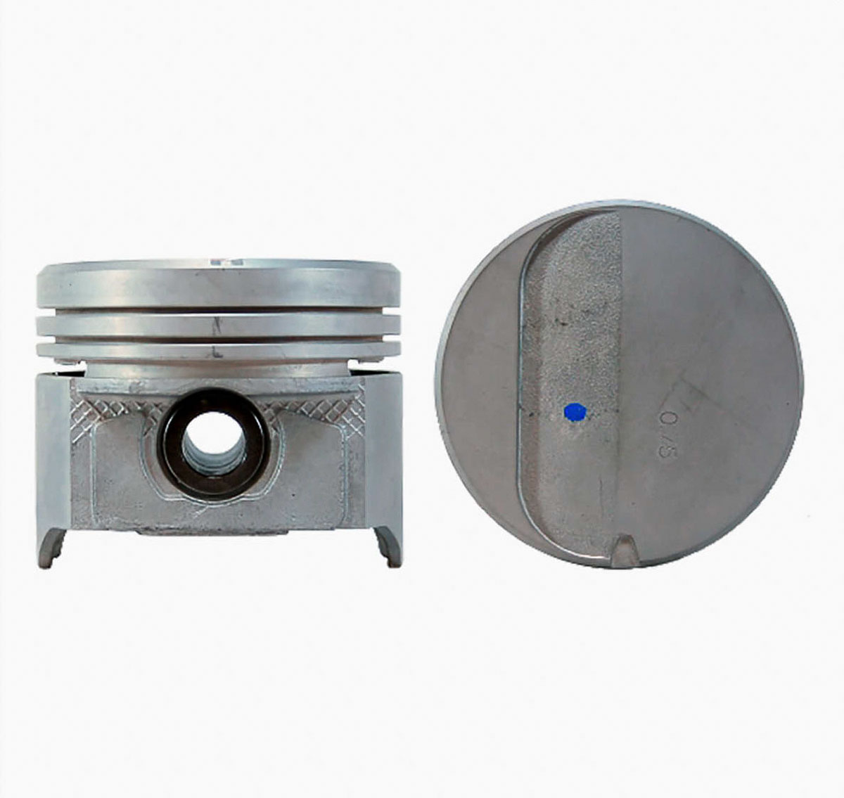 Juego De Pistones (4 Cil.) > Ranuras 1.5 X 1.5 X 4.0, Diam. 87.50 Mm/ 3.445 In, Dist. Comp. 40.46 Mm/ 1.592 In, Acabado Anodizado, Sin Seguros > 83-62