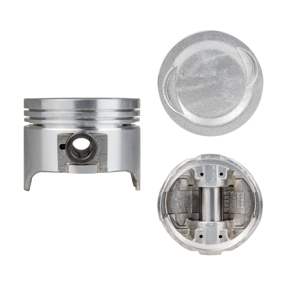 Juego De Pistones (4 Cil.) > Ranuras 1.2 X 1.5 X 2.8, Diam. 75.00 Mm/ 2.953 In, Dist. Comp. 28.50 Mm/ 1.122 In, Acabado Brillante, Con Seguros > 83-62
