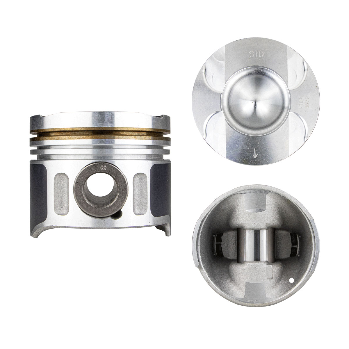 Juego Pistones Mercedes Benz Sprinter 2.7 L5 2002-2007 Ranuras 2.5 X 2.0 X 3.0 | 83-647D 00 Spq