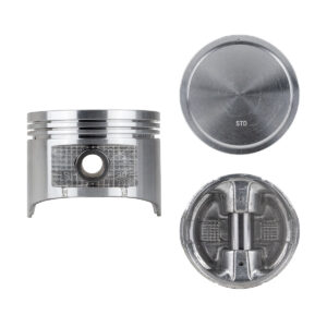 Juego De Pistones (4 Cil.) > Ranuras 1.5 X 1.5 X 2.8, Diam. 89.00 Mm/ 3.504 In, Dist. Comp. 34.00 Mm/ 1.338 In, Acabado Brillante, Cabeza Con Cazuela,