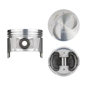 Juego De Pistones (6 Cil.) > Ranuras 1.5 X 1.5 X 2.8, Diam. 87.00 Mm/ 3.425 In, Dist. Comp. 32.00 Mm/ 1.260 In, Acabado Brillante, Cabeza Con Cazuela,