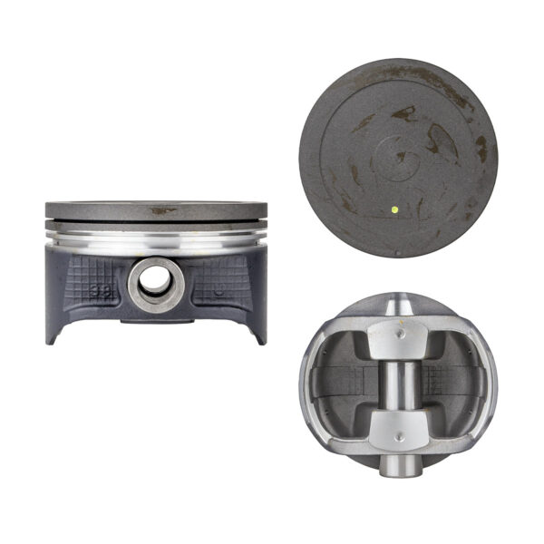 Juego De Pistones (6 Cil.) > Ranuras 1.2 X 1.2 X 2.5, Diam. 93.00 Mm/ 3.661 In, Dist. Comp. 30.40 Mm/ 1.196 In, Acabado Fosfatado, Cabeza Y Ranura De