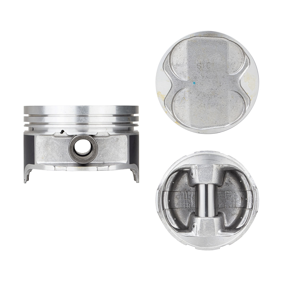 Juego De Pistones (6 Cil.) > Ranuras 1.5 X 1.5 X 3.0, Diam. 84.50 Mm/ 3.327 In, Dist. Comp. 29.20 Mm/ 1.150 In, Acabado Brillante, Sin Seguros > 83-71