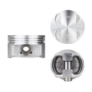 Juego De Pistones (6 Cil.) > Ranuras 1.2 X 1.2 X 3.0, Diam. 87.50 Mm/ 3.445 In, Dist. Comp. 31.20 Mm/ 1.228 In, Acabado Brillante, Cabeza Plana, Con S