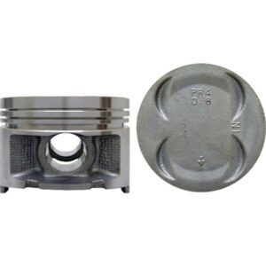 Juego De Pistones (4 Cil.) > Ranuras 1.0 X 1.2 X 2.8, Diam. 81.00 Mm/ 3.189 In, Dist. Comp. 30.10 Mm/ 1.185 In, Acabado Brillante, Cabeza Con Cazuela,