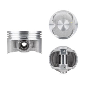 Juego De Pistones (4 Cil.) > Ranuras 1.2 X 1.2 X 3.0, Diam. 87.00 Mm/ 3.425 In, Dist. Comp. 32.50 Mm/ 1.280 In, Acabado Brillante, Cabeza Con Cazuela,