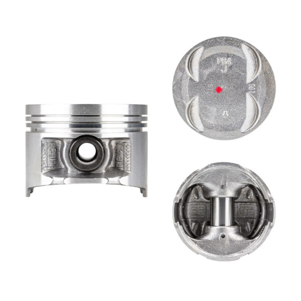 Juego De Pistones (4 Cil.) > Ranuras 1.0 X 1.2 X 2.8, Diam. 81.00 Mm/ 3.189 In, Dist. Comp. 30.00 Mm/ 1.181 In, Acabado Brillante, Sin Seguros > 83-75