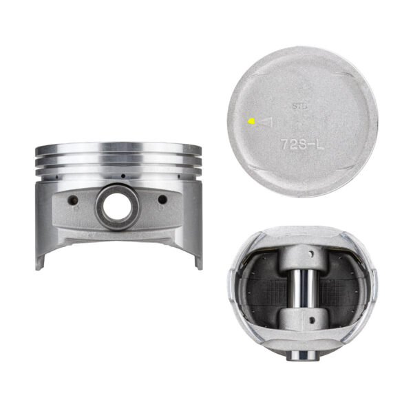 Juego De Pistones (6 Cil.) > Ranuras 1.2 X 1.5 X 3.0, Diam. 91.10 Mm/ 3.587 In, Dist. Comp. 31.90 Mm/ 1.255 In, Acabado Brillante, Sin Seguros > 83-76