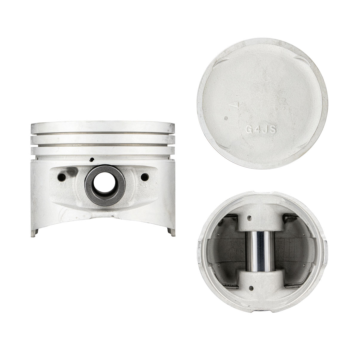 Juego De Pistones (4 Cil.) > Ranuras 1.2 X 1.5 X 2.8, Diam. 86.50 Mm/ 3.406 In, Dist. Comp. 34.60 Mm/ 1.362 In, Acabado Anodizado, Sin Seguros > 83-77